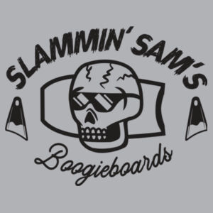 Slammin' Sam's Boogieboards Tombstone T-shirt Design