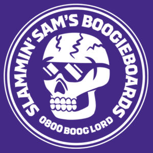 Slammin' Sam's Boogieboards Classic T-shirt (Reverse) Design