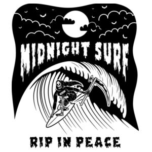 Midnight Surf T-shirt Design
