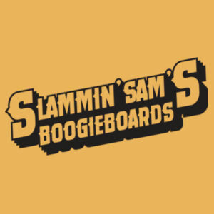 Slammin' Sam's Boogieboards Basic T-shirt Design