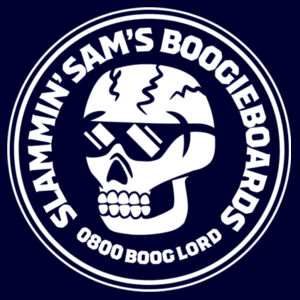Slammin' Sam's Boogieboards Hoodie (Reverse) Design