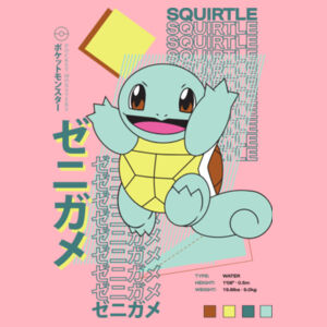 Pokémon Squirtle - Womens Maple Tee Design
