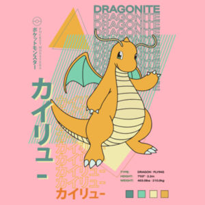 Pokémon Dragonite - Womens Maple Tee Design