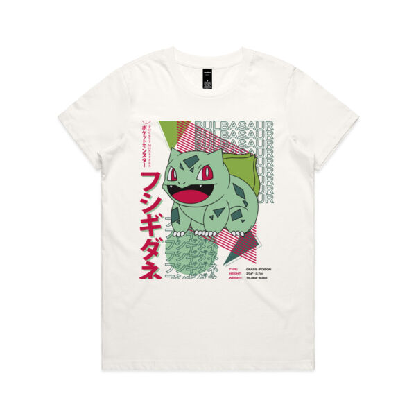 Pokémon Bulbasaur - Womens Maple Tee Thumbnail