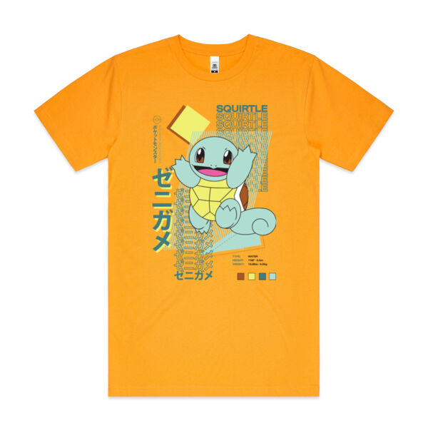 Pokémon Squirtle - Mens Block T shirt Thumbnail