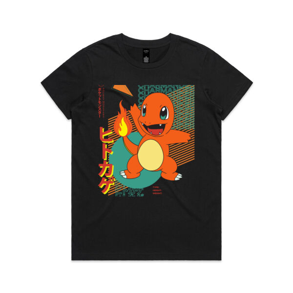 Pokémon Charmander - Womens Maple Tee Thumbnail