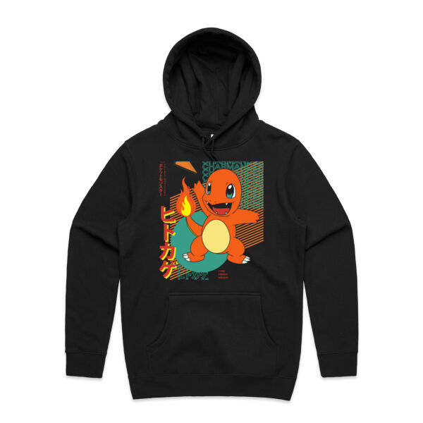 Pokémon Charmander - Unisex Stencil Hoodie Thumbnail