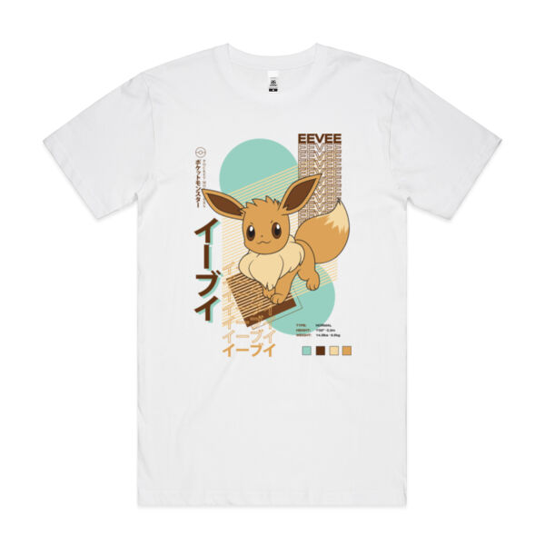 Pokémon Eevee - Mens Block T shirt Thumbnail