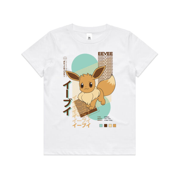 Pokémon Eevee - Kids Youth T shirt Thumbnail