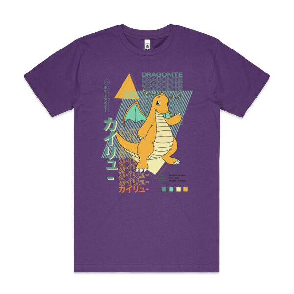 Pokémon Dragonite - Mens Block T shirt Thumbnail