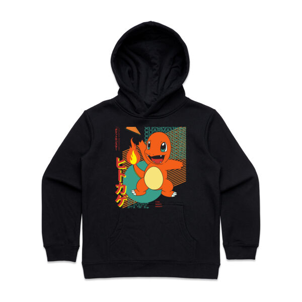 Pokémon Charmander - Unisex Stencil Hoodie Pokémon Charmander - Unisex Stencil Hoodie Thumbnail