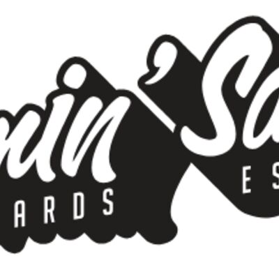 Slammin Sams Text Handwritten Black Thumbnail